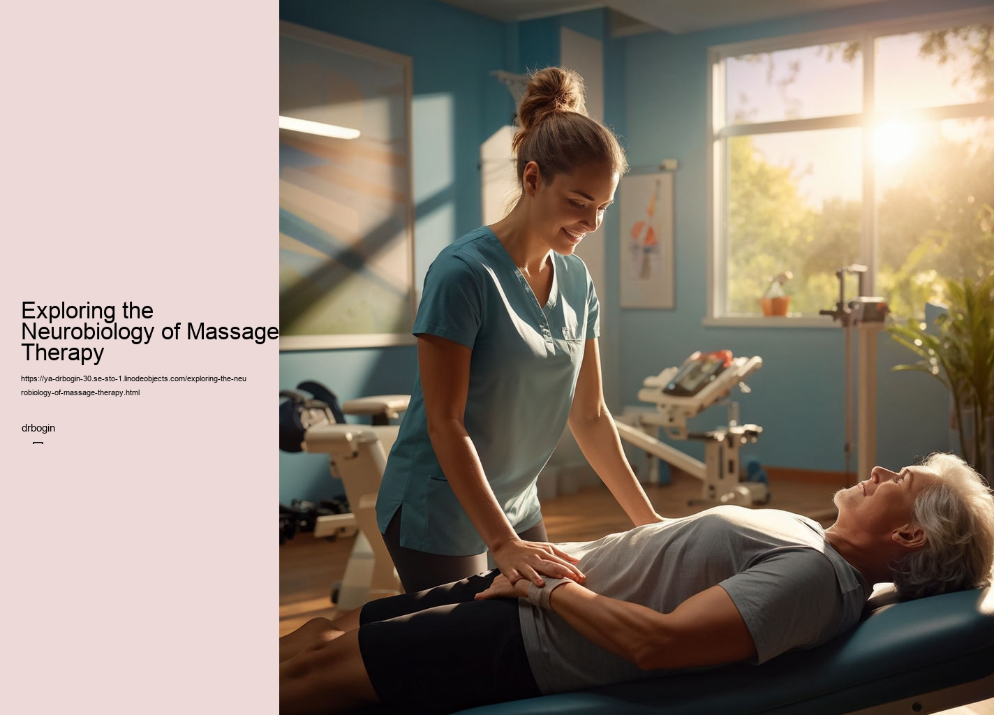 Exploring the Neurobiology of Massage Therapy